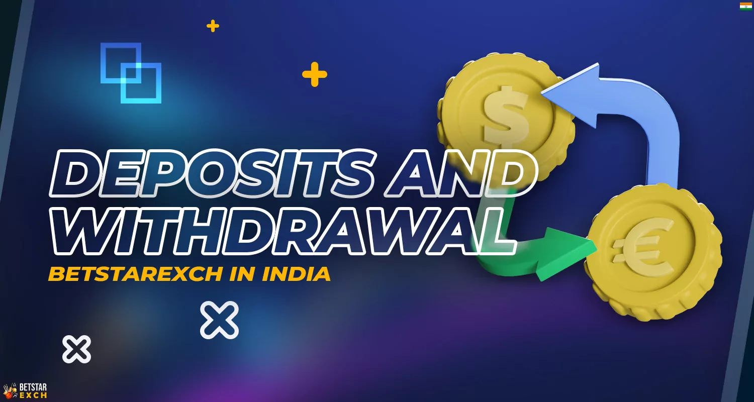 Details about the methods of depositing and withdrawing funds in the mobile application of the betstarexch bookmaker.